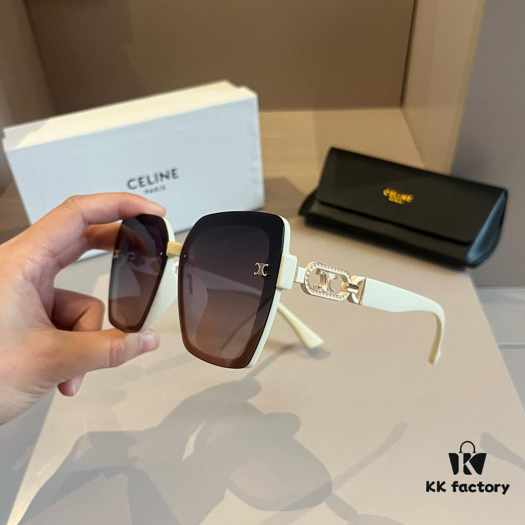 Celine New Archway Sunglasses with Thick Metal Temples Exude Retro Charm