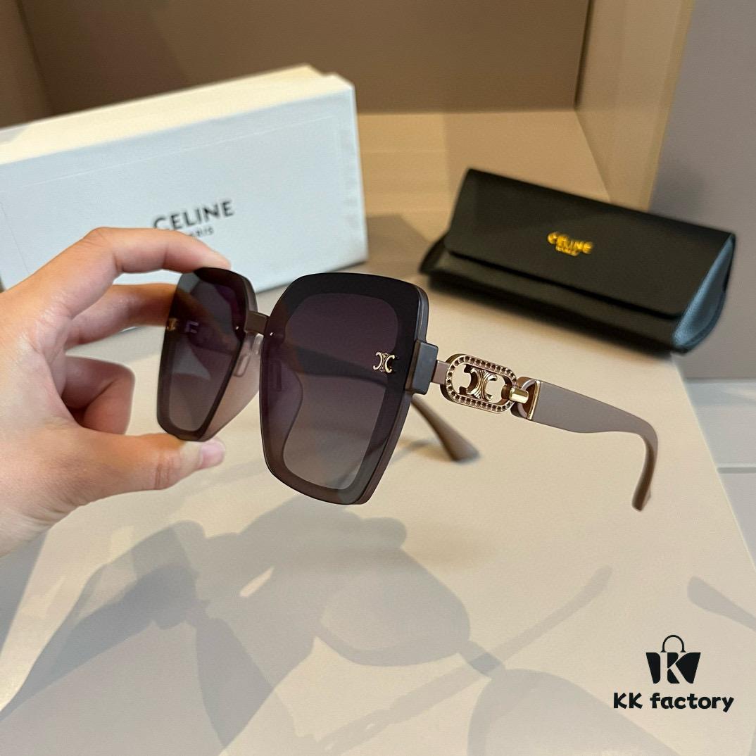 Celine New Archway Sunglasses with Thick Metal Temples Exude Retro Charm