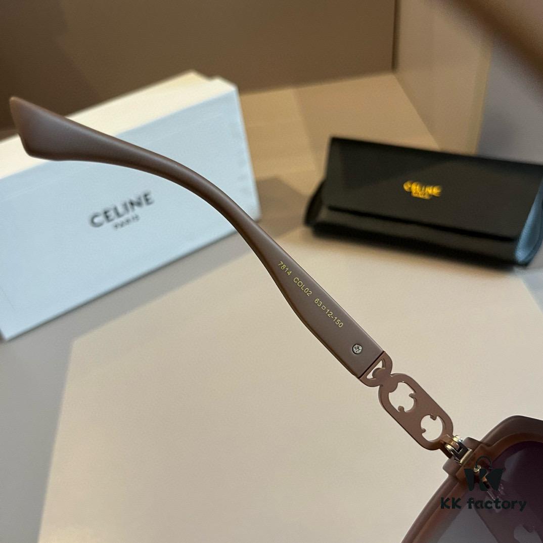 Celine New Archway Sunglasses with Thick Metal Temples Exude Retro Charm