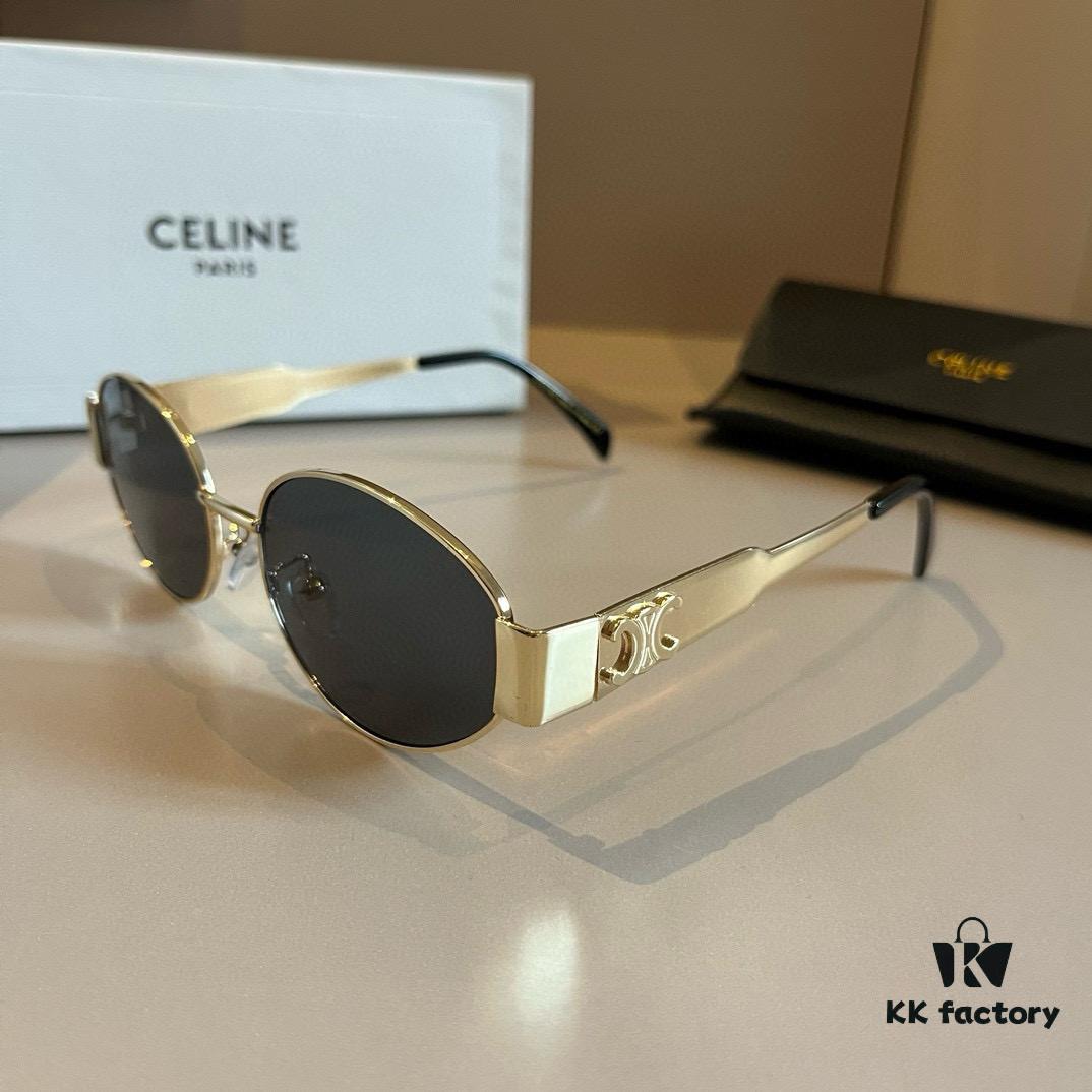 Lisa's Same Celine Retro Round-frame Sunglasses, the 'Sailor Moon' Style, Also Known as the Triumph Arch Series, Always Popular and Hard to Get