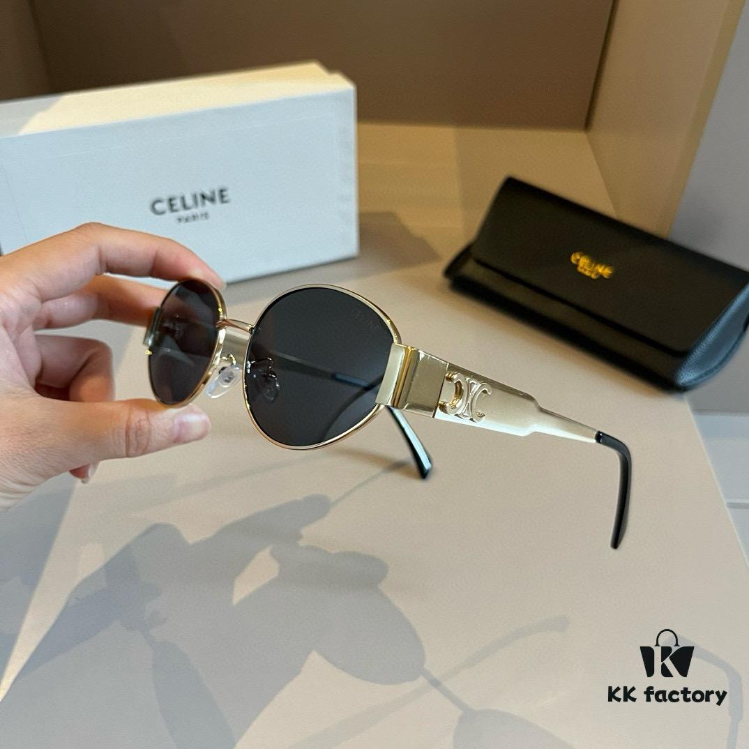 Lisa's Same Celine Retro Round-frame Sunglasses, the 'Sailor Moon' Style, Also Known as the Triumph Arch Series, Always Popular and Hard to Get