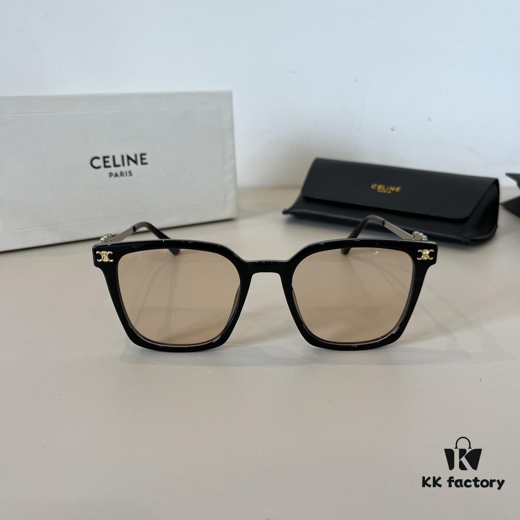 Celine Square Sunglasses, Amazing Design, Perfect for Round and Square Faces, Slimming Effect, Flattering All Face Shapes