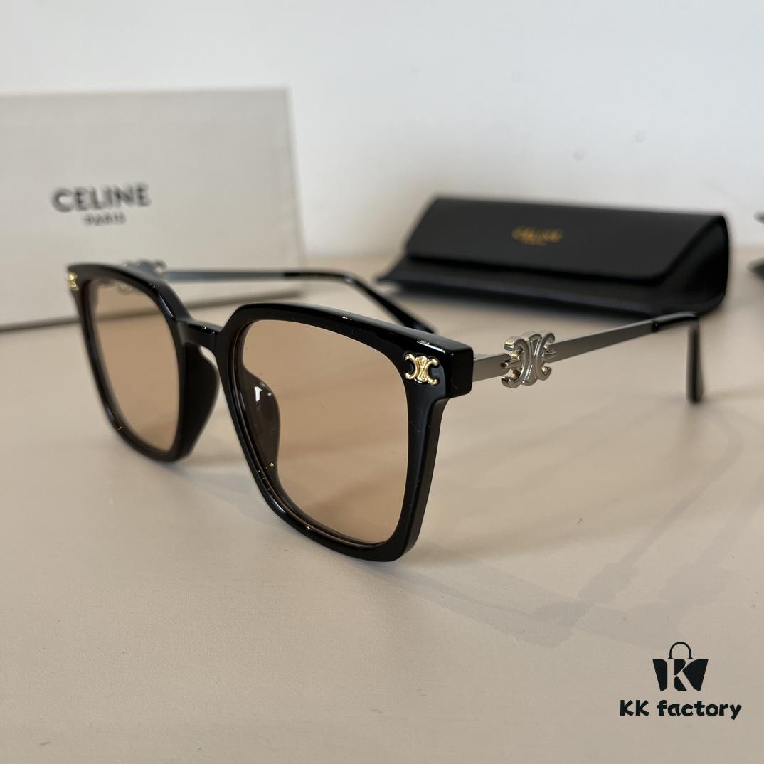 Celine Square Sunglasses, Amazing Design, Perfect for Round and Square Faces, Slimming Effect, Flattering All Face Shapes