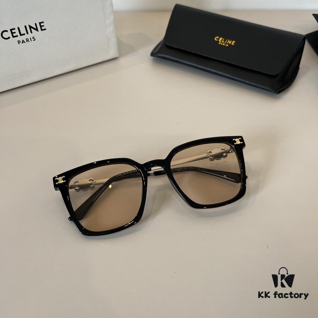 Celine Square Sunglasses, Amazing Design, Perfect for Round and Square Faces, Slimming Effect, Flattering All Face Shapes
