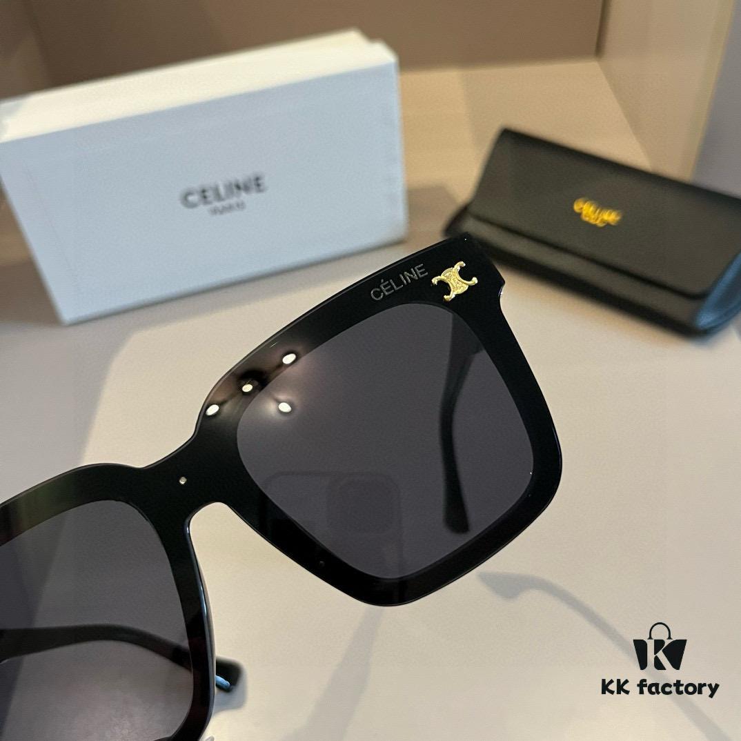 CELINE Women's Sunglasses, Highly Textured, HD Lenses, Stylish and Versatile