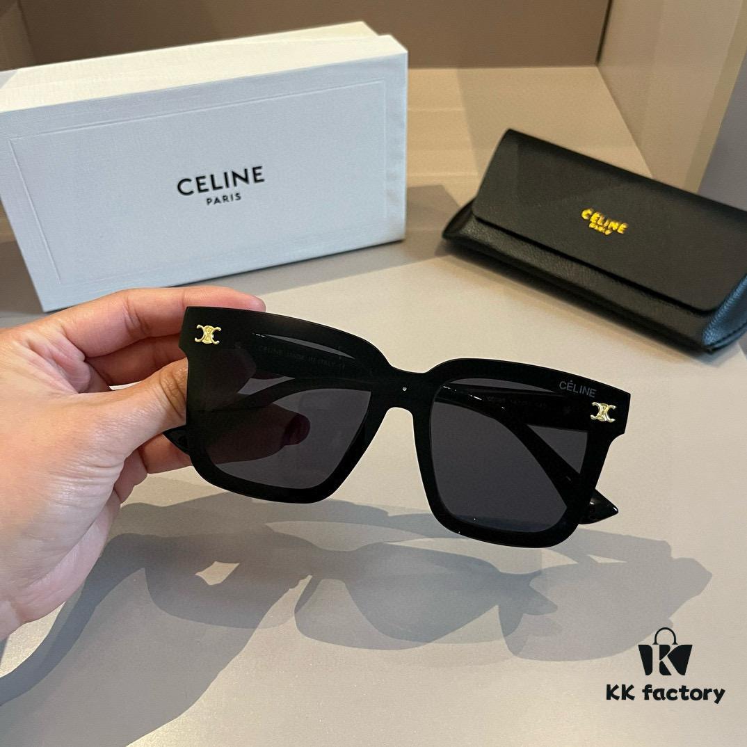 CELINE Women's Sunglasses, Highly Textured, HD Lenses, Stylish and Versatile
