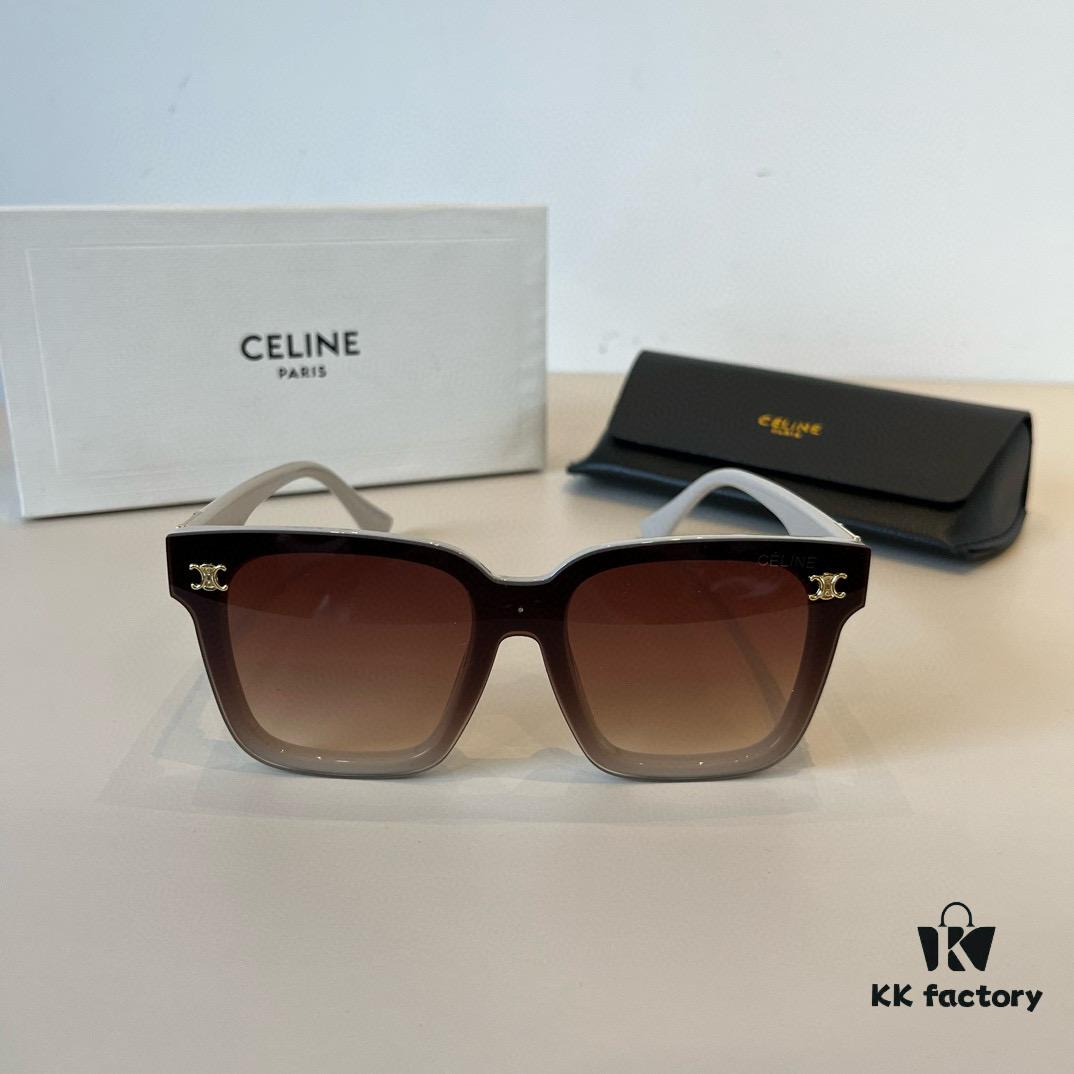 CELINE Women's Sunglasses, Highly Textured, HD Lenses, Stylish and Versatile