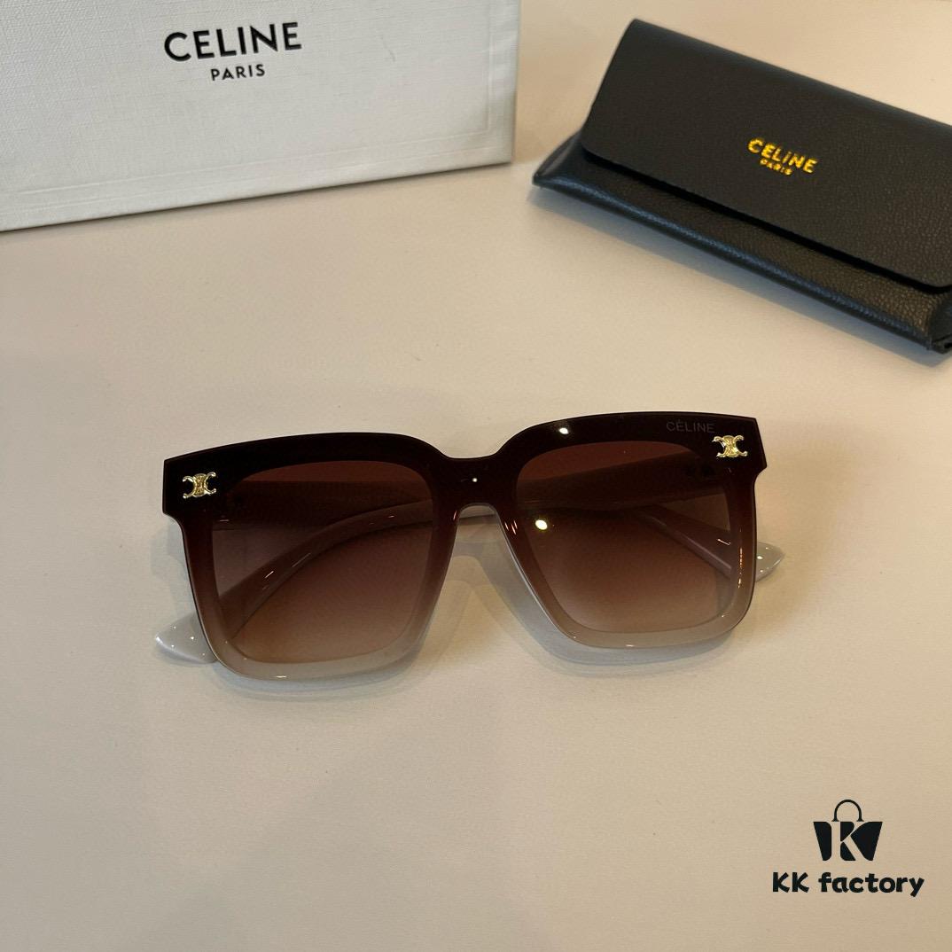 CELINE Women's Sunglasses, Highly Textured, HD Lenses, Stylish and Versatile