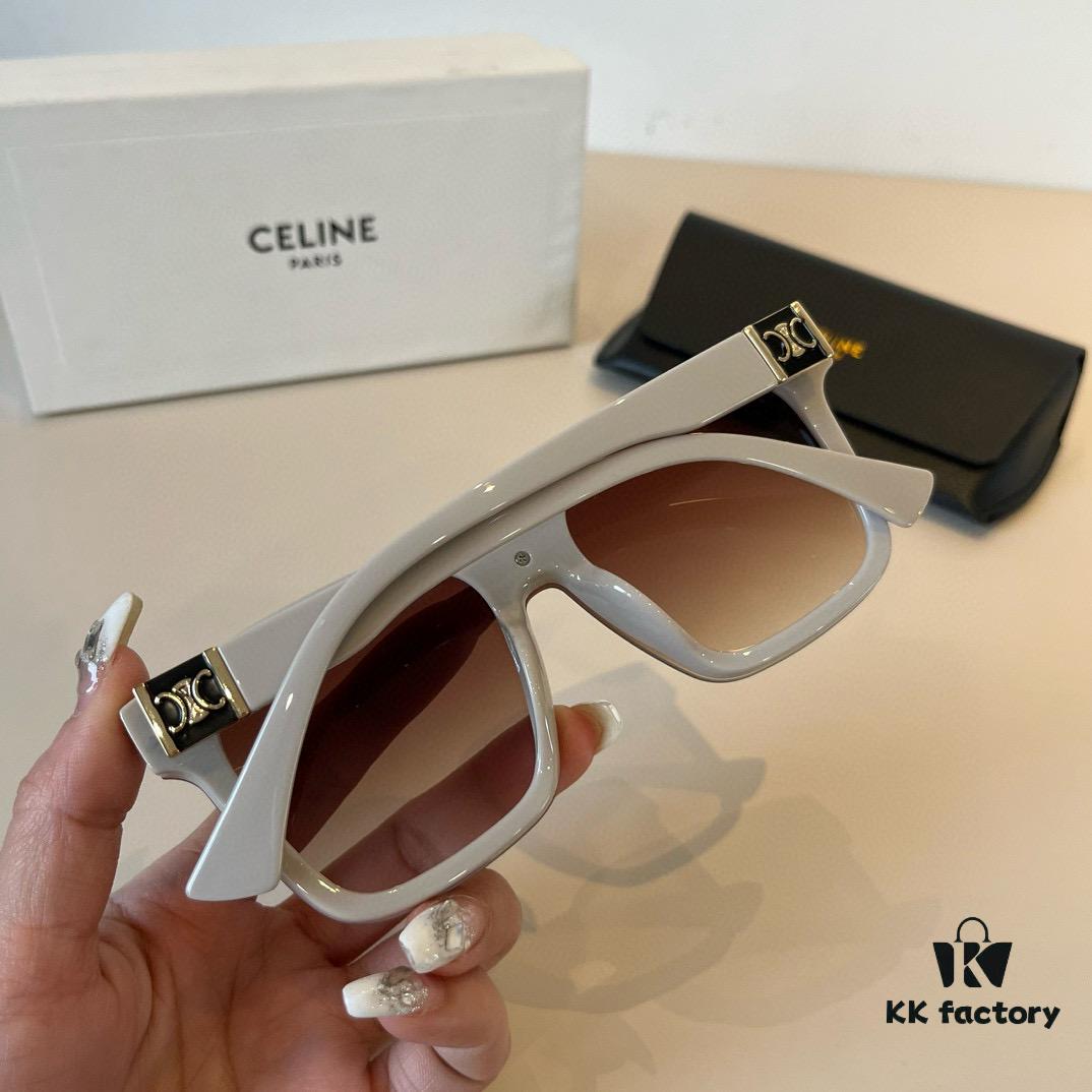 CELINE Women's Sunglasses, Highly Textured, HD Lenses, Stylish and Versatile