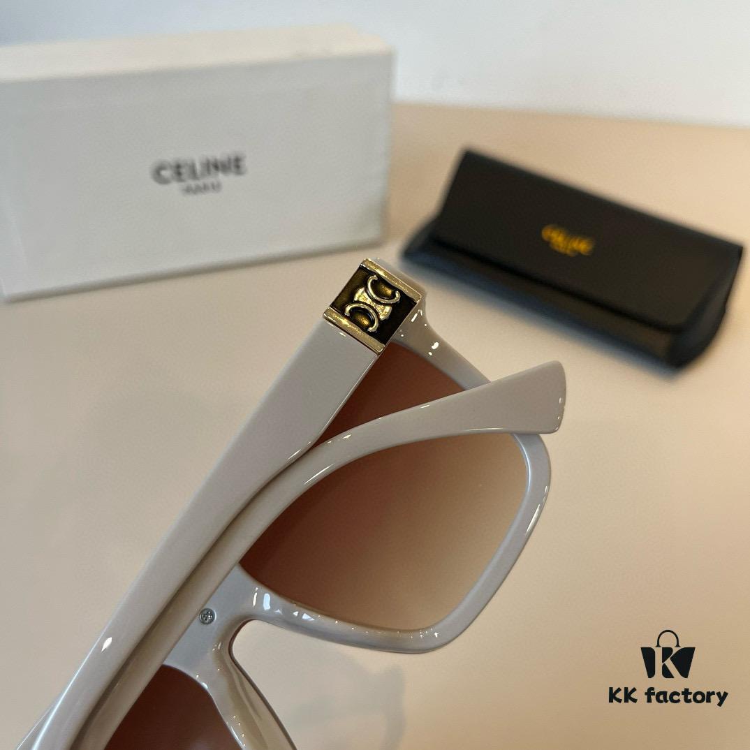 CELINE Women's Sunglasses, Highly Textured, HD Lenses, Stylish and Versatile