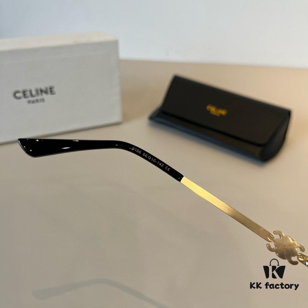 Celine Sunglasses, Amazing Design, Flattering for Round and Square Faces, Slimming Effect, Complements All Face Shapes