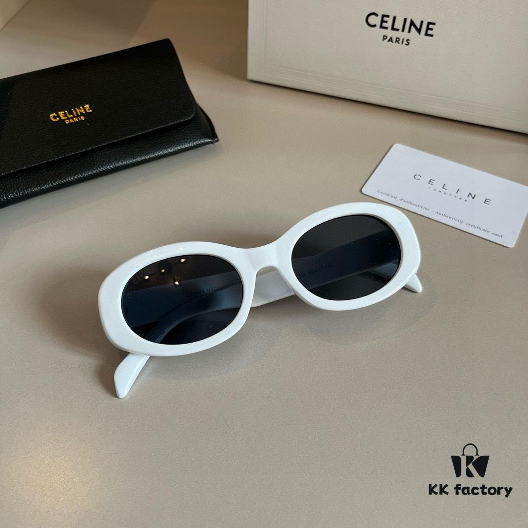 Celine Sunglasses, Amazing Frame Design, Perfect for Round and Square Faces, Slimming Look, Flattering All Face Shapes