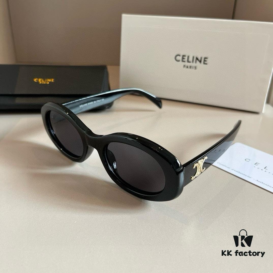 Celine Sunglasses, Amazing Frame for All Face Shapes, Especially Flattering for Round and Square Faces, Slimming Effect