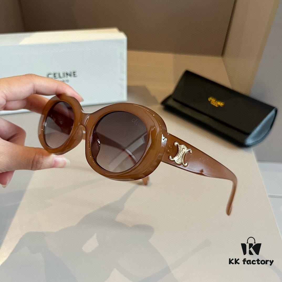 Celine Sunglasses, Perfect for Round and Square Faces, Flattering Face-Framing Design