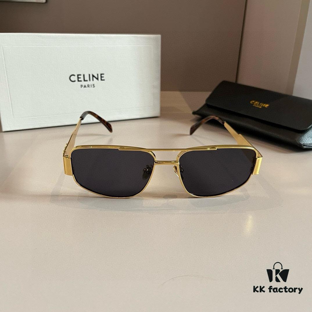 Celine Retro Round Frame Sunglasses, a Classic Arc de Triomphe Design Always in High Demand