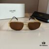 Celine Retro Small Round Sunglasses, Classic Arc de Triomphe Style, Low-Key and Timeless Design