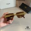 Celine Retro Small Round Sunglasses, Classic Arc de Triomphe Style, Low-Key and Timeless Design