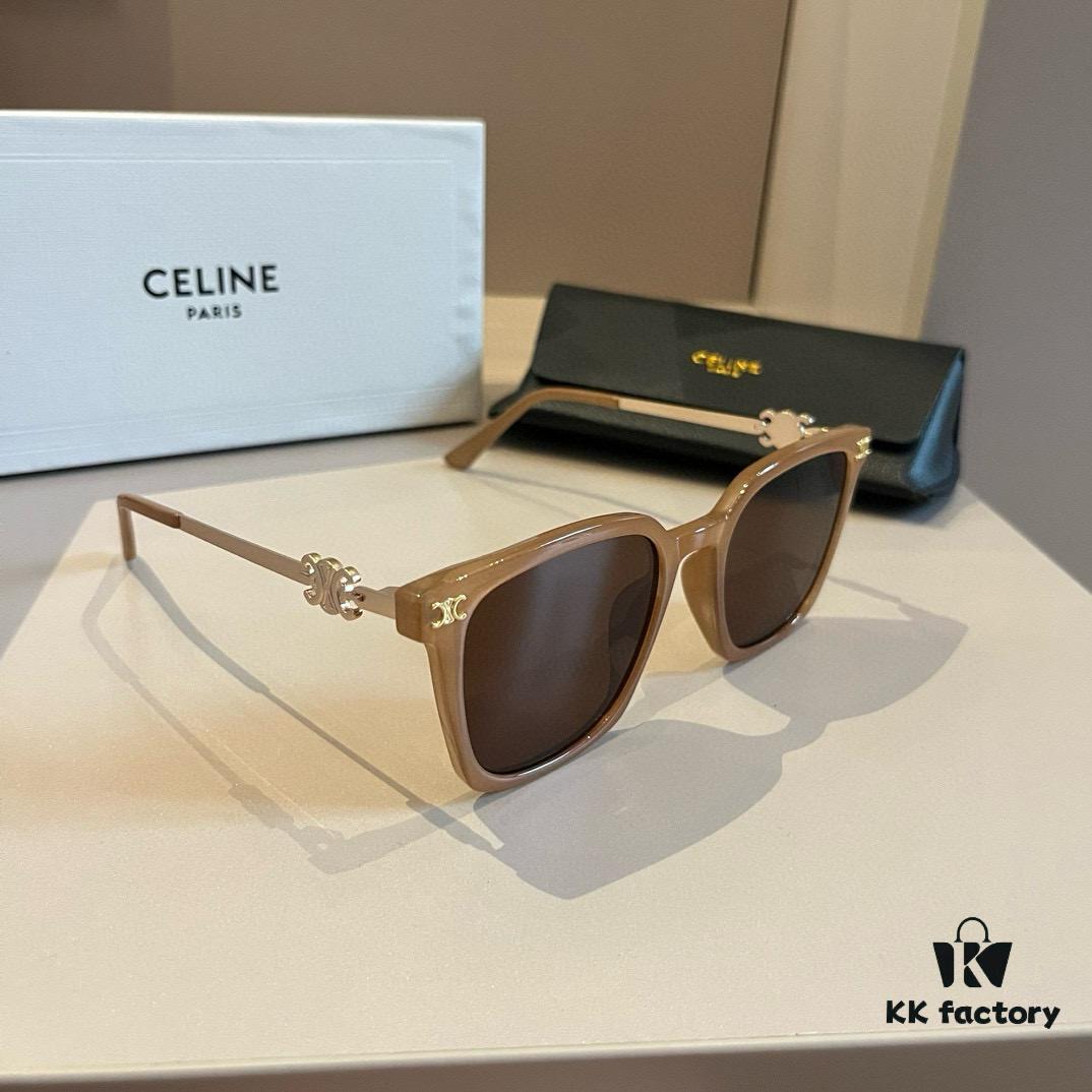 Celine Sunglasses, Amazing Design, Perfect for Square and Round Faces, Slimming Effect, Flattering All Face Shapes