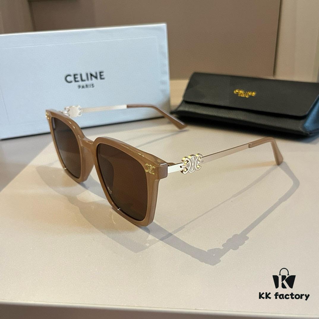 Celine Sunglasses, Amazing Design, Perfect for Square and Round Faces, Slimming Effect, Flattering All Face Shapes
