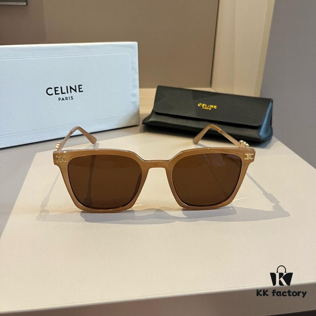 Celine Sunglasses, Amazing Design, Perfect for Square and Round Faces, Slimming Effect, Flattering All Face Shapes