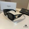 Celine New Women's Sunglasses, Large Temple Design, Elegant High-End Sunglasses