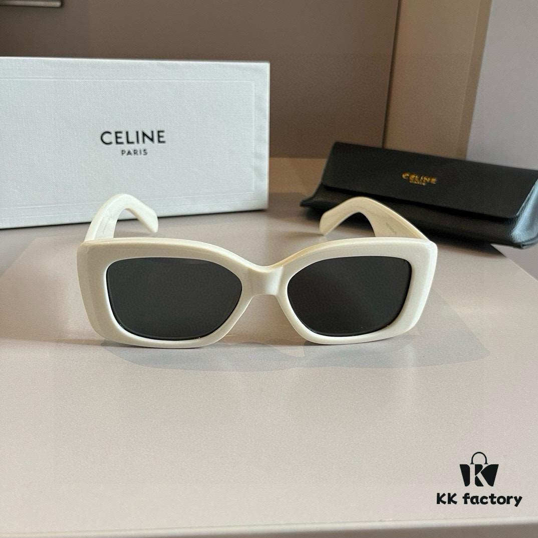Celine New Women's Sunglasses with Oversized Temples, Elegant and Sophisticated Ladylike Style