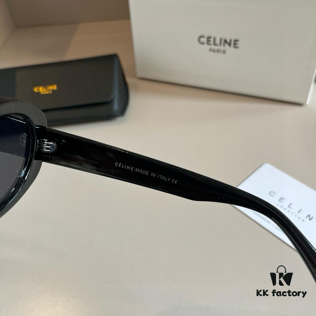 Celine Square Sunglasses, a Game-Changer for Round and Square Faces, Slimming Effect, Flattering All Face Shapes