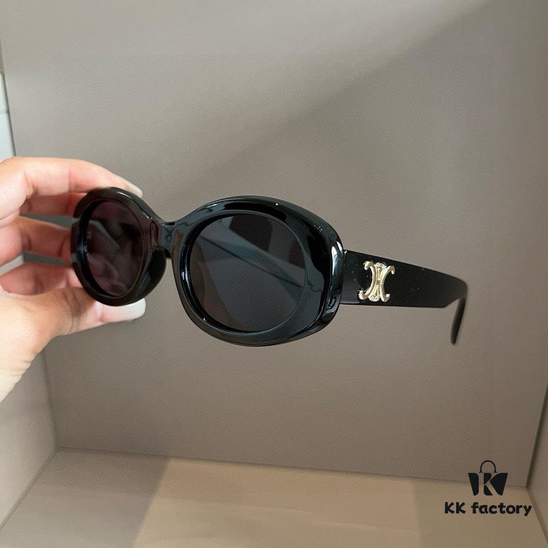 Celine Square Sunglasses, a Game-Changer for Round and Square Faces, Slimming Effect, Flattering All Face Shapes