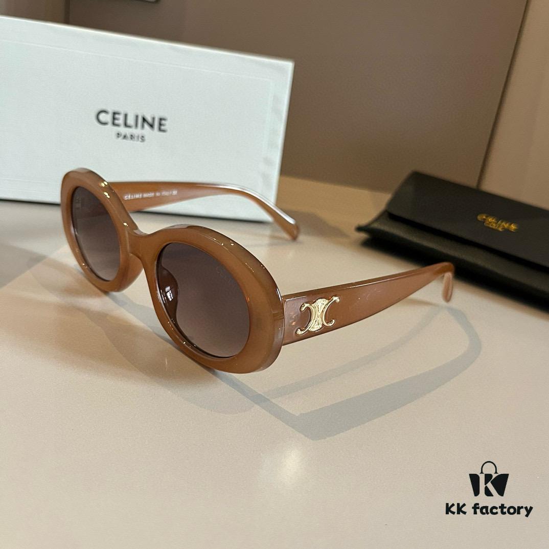 Celine Square Sunglasses, a Game-Changer for Round and Square Faces, Slimming Effect, Flattering All Face Shapes