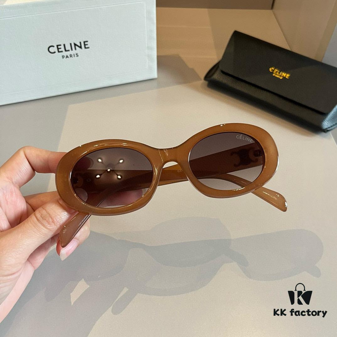 Celine Square Sunglasses, a Game-Changer for Round and Square Faces, Slimming Effect, Flattering All Face Shapes