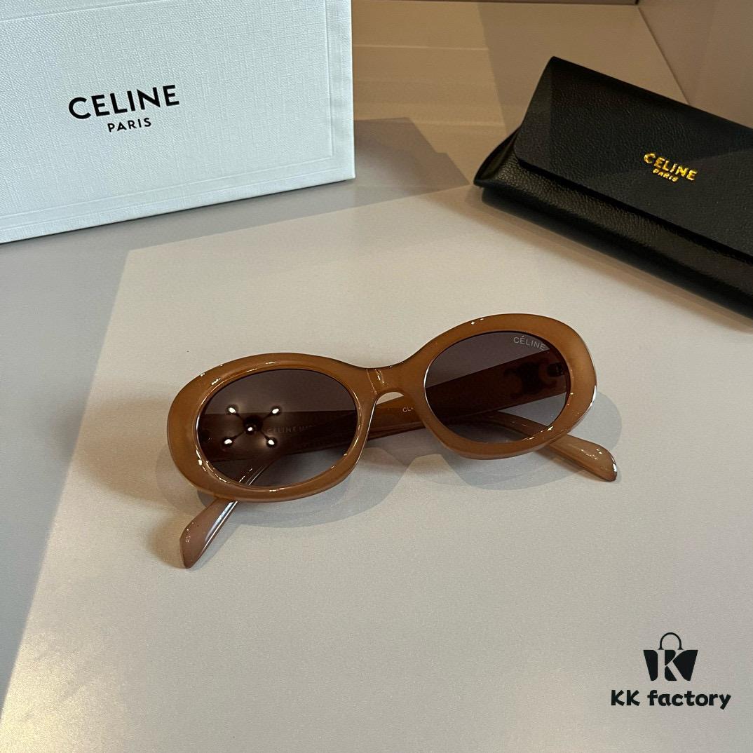 Celine Square Sunglasses, a Game-Changer for Round and Square Faces, Slimming Effect, Flattering All Face Shapes