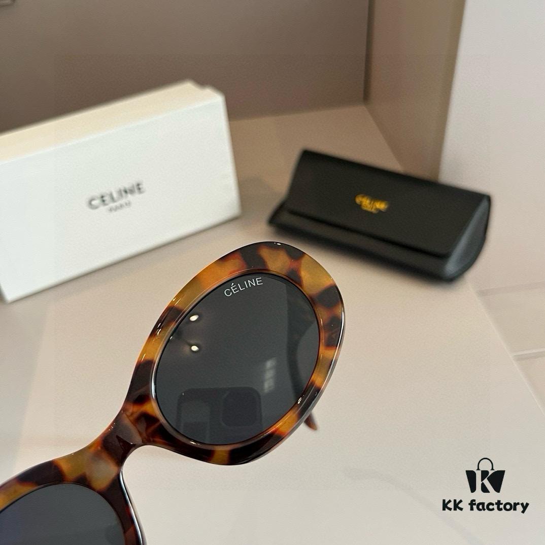 Celine Square Sunglasses, a Game-Changer for Round and Square Faces, Flattering Face-Contouring Design