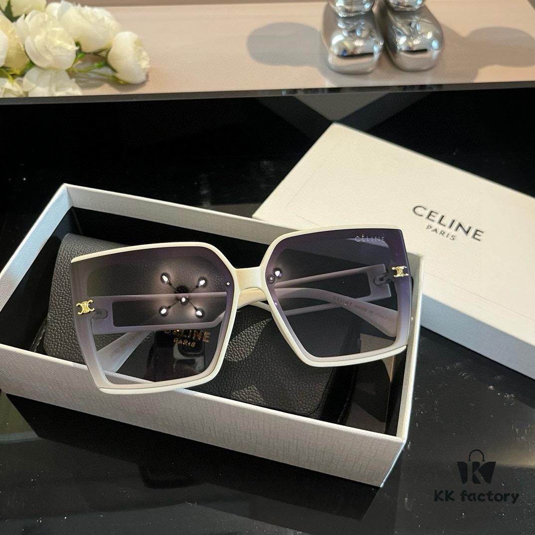 Celine New Arrival Sunglasses, Lightweight and Comfortable Frame, Sun Protection and Face-Shape Flattering Design