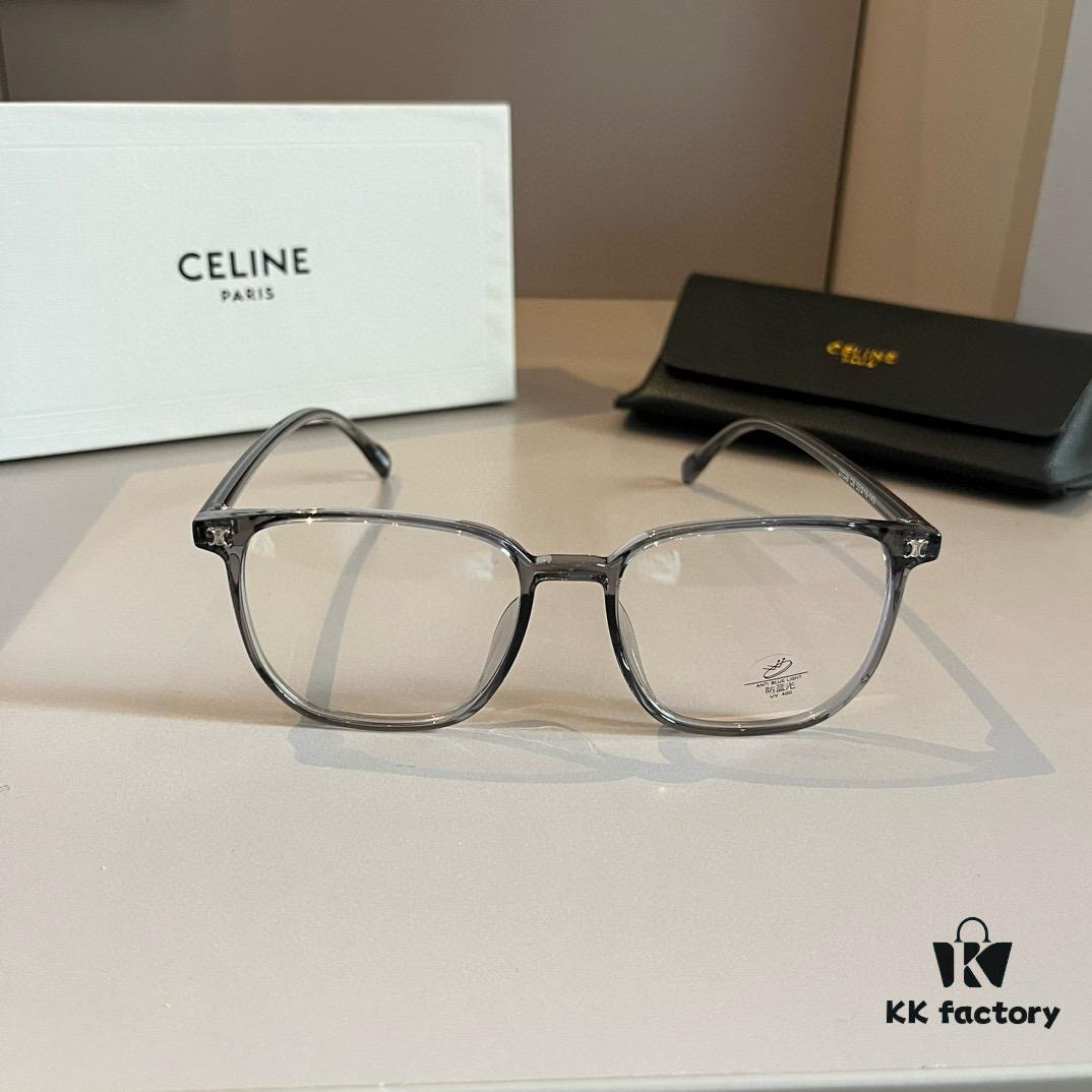 Celine Optical Glasses 2024 Official Pre-Spring New Arrival, Popular Large-Frame Sunglasses Worn by Many Celebrities, Polarized Ultra-Clear Sun Glasses