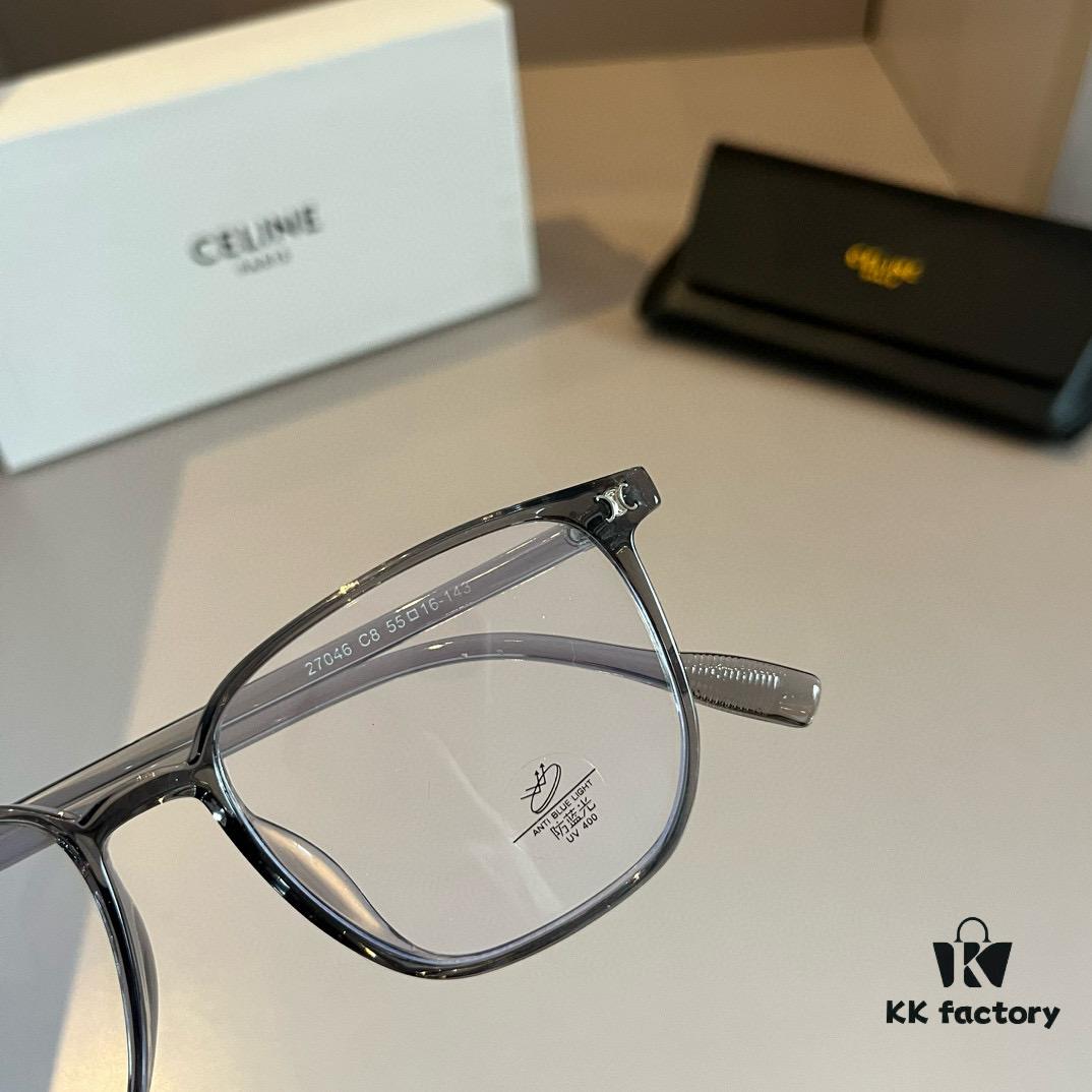 Celine Optical Glasses 2024 Official Pre-Spring New Arrival, Popular Large-Frame Sunglasses Worn by Many Celebrities, Polarized Ultra-Clear Sun Glasses