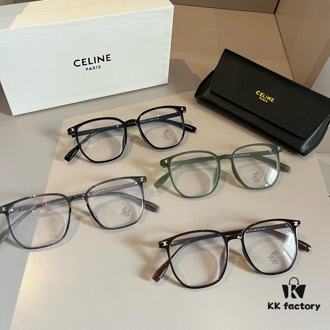 Celine Optical Frame 2024 Official Early Spring New Arrival, Celebrity-Inspired Oversized Polarized Sunglasses