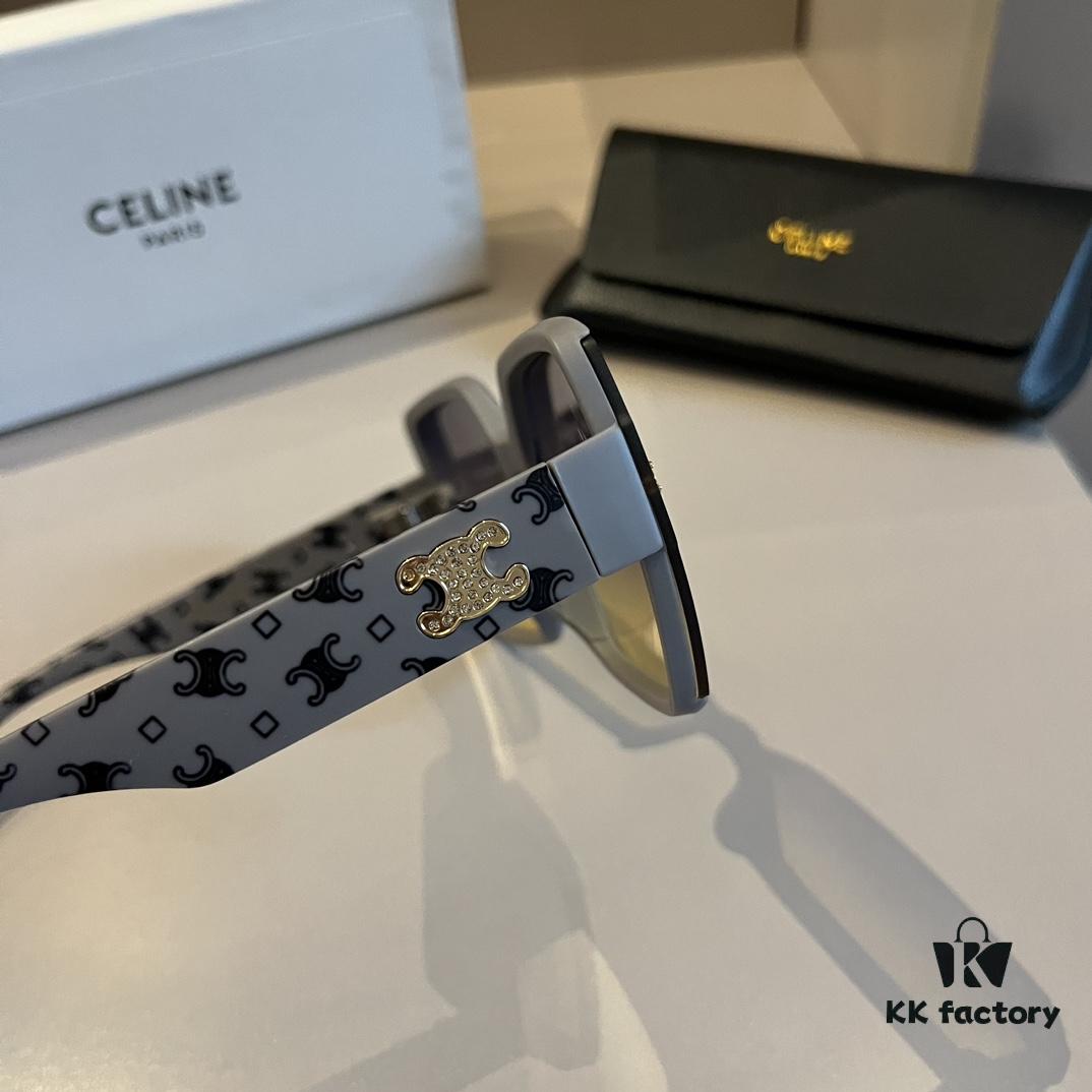 Celine New Arrival Sunglasses, Lightweight and Comfortable Frame, Sun Protection with Face-Framing Design, Stylish and Excellent Look
