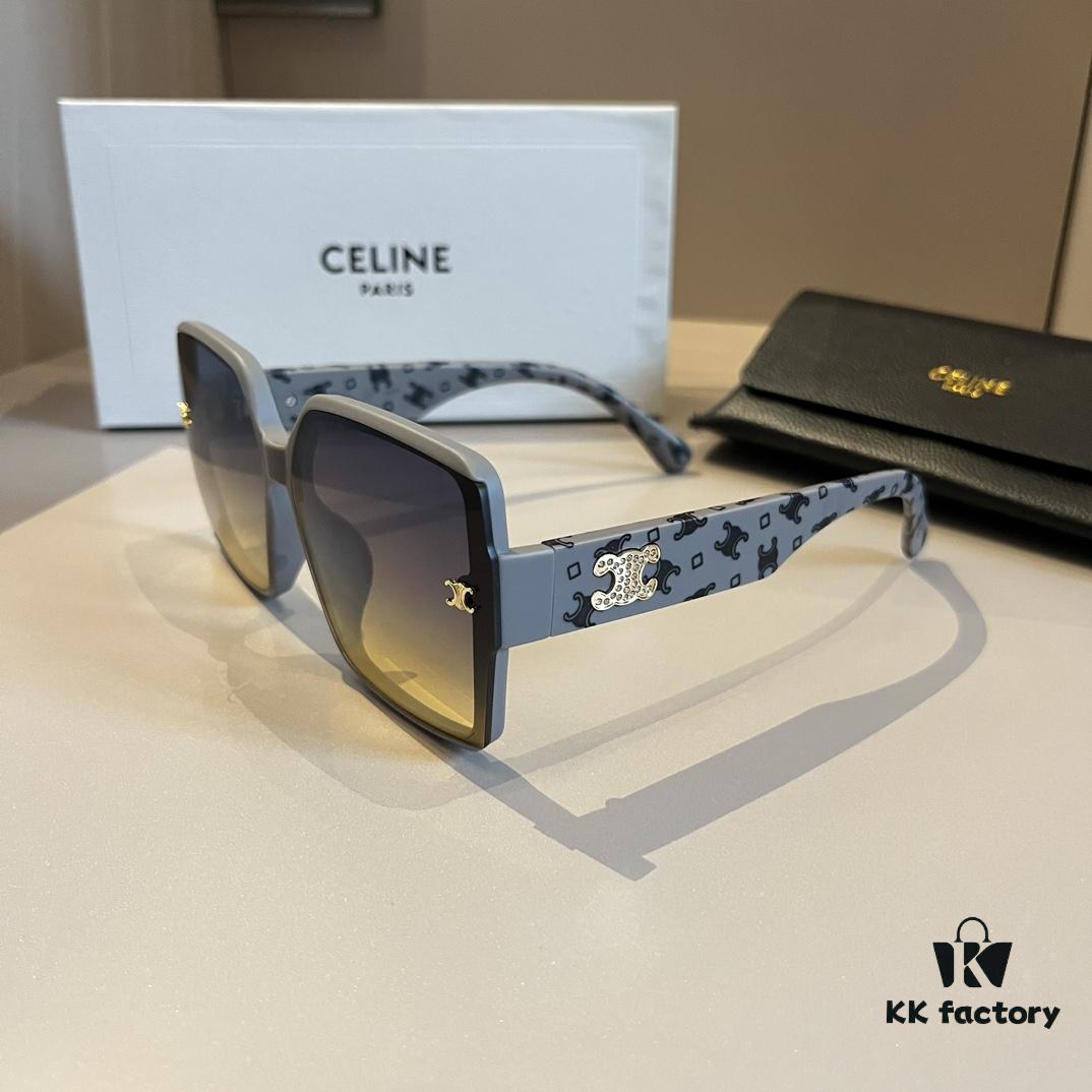 Celine New Arrival Sunglasses, Lightweight and Comfortable Frame, Sun Protection with Face-Framing Design, Stylish and Excellent Look