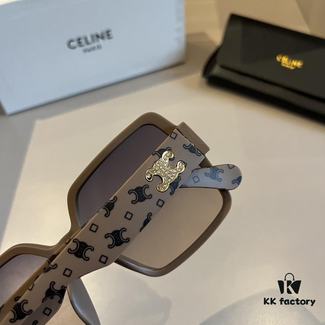 Celine New Arrival Sunglasses, Lightweight and Comfortable Frame, Sun Protection with Face-Framing Design, Stylish and Excellent Look