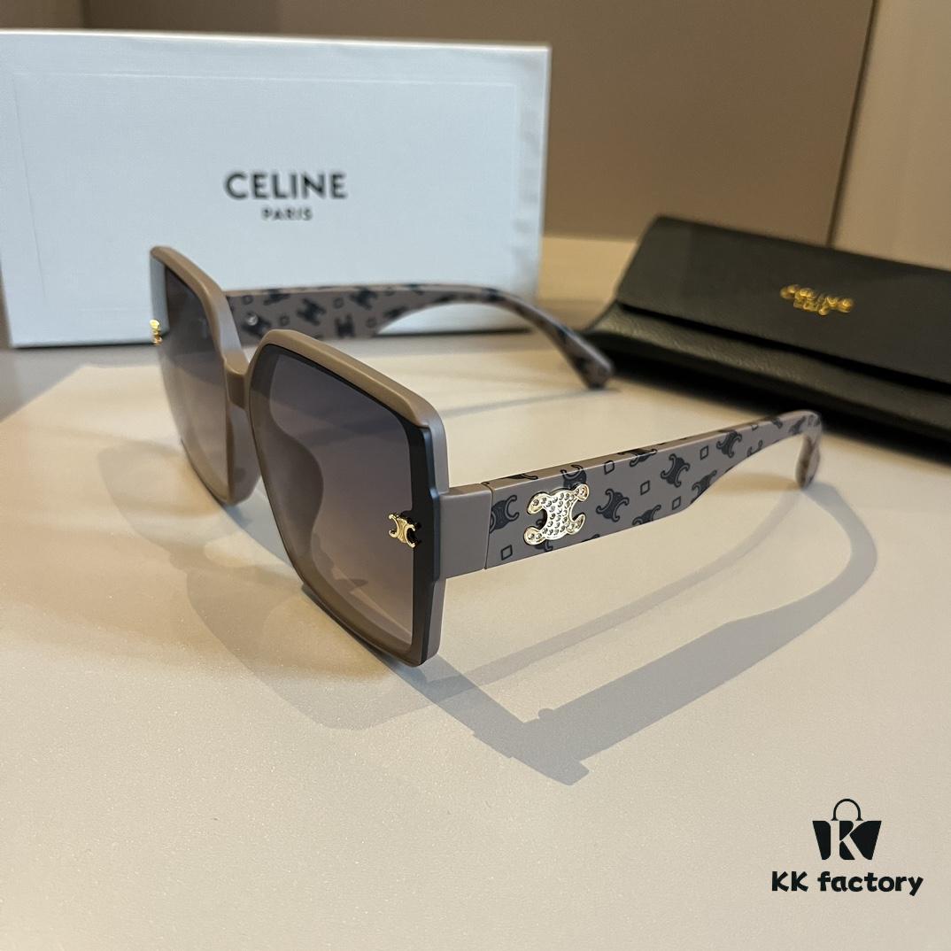 Celine New Arrival Sunglasses, Lightweight and Comfortable Frame, Sun Protection with Face-Framing Design, Stylish and Excellent Look