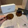 Lisa's Same Celine Retro Round-frame Sunglasses, the 'Egg Superman' Style from Celine, Known as the Iconic Arch Design, Has Been Highly Sought After and Hard to Get