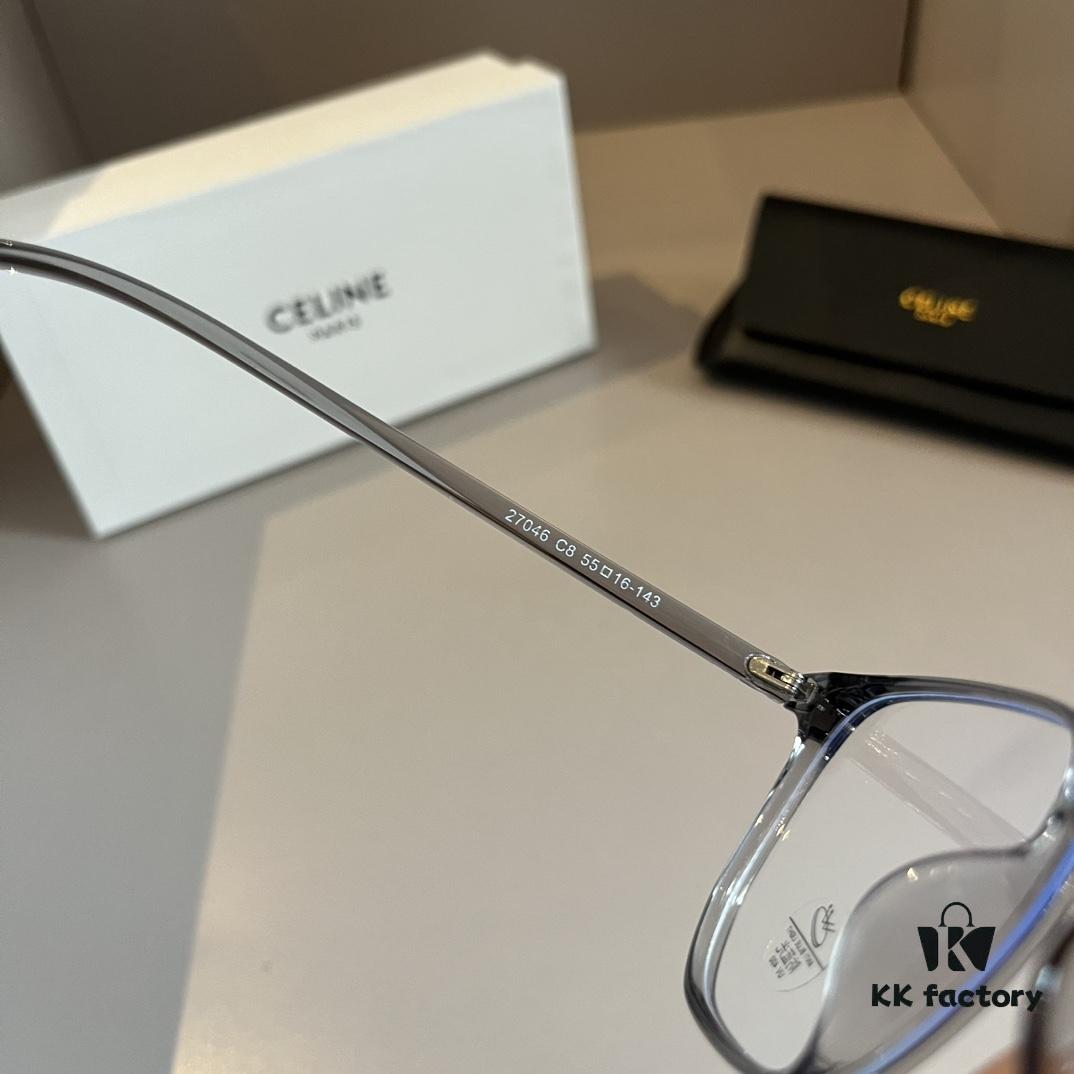 Celine Optical Glasses 2024 Official Spring Collection New Arrival, Popular Oversized Polarized Sunglasses Worn by Many Celebrities