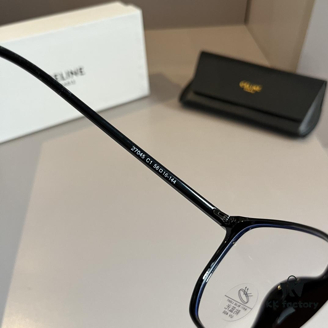 Celine Optical Frame 2024 Official Early Spring New Arrival, Popular Large-Frame Sunglasses Worn by Numerous Celebrities, Polarized Ultra-Clear Sunglasses
