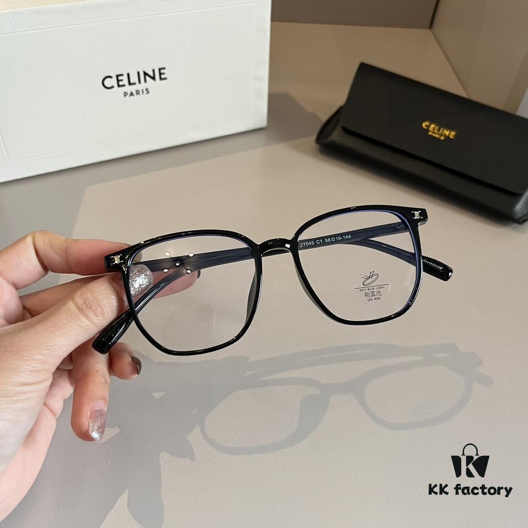 Celine Optical Frame 2024 Official Early Spring New Arrival, Popular Large-Frame Sunglasses Worn by Numerous Celebrities, Polarized Ultra-Clear Sunglasses