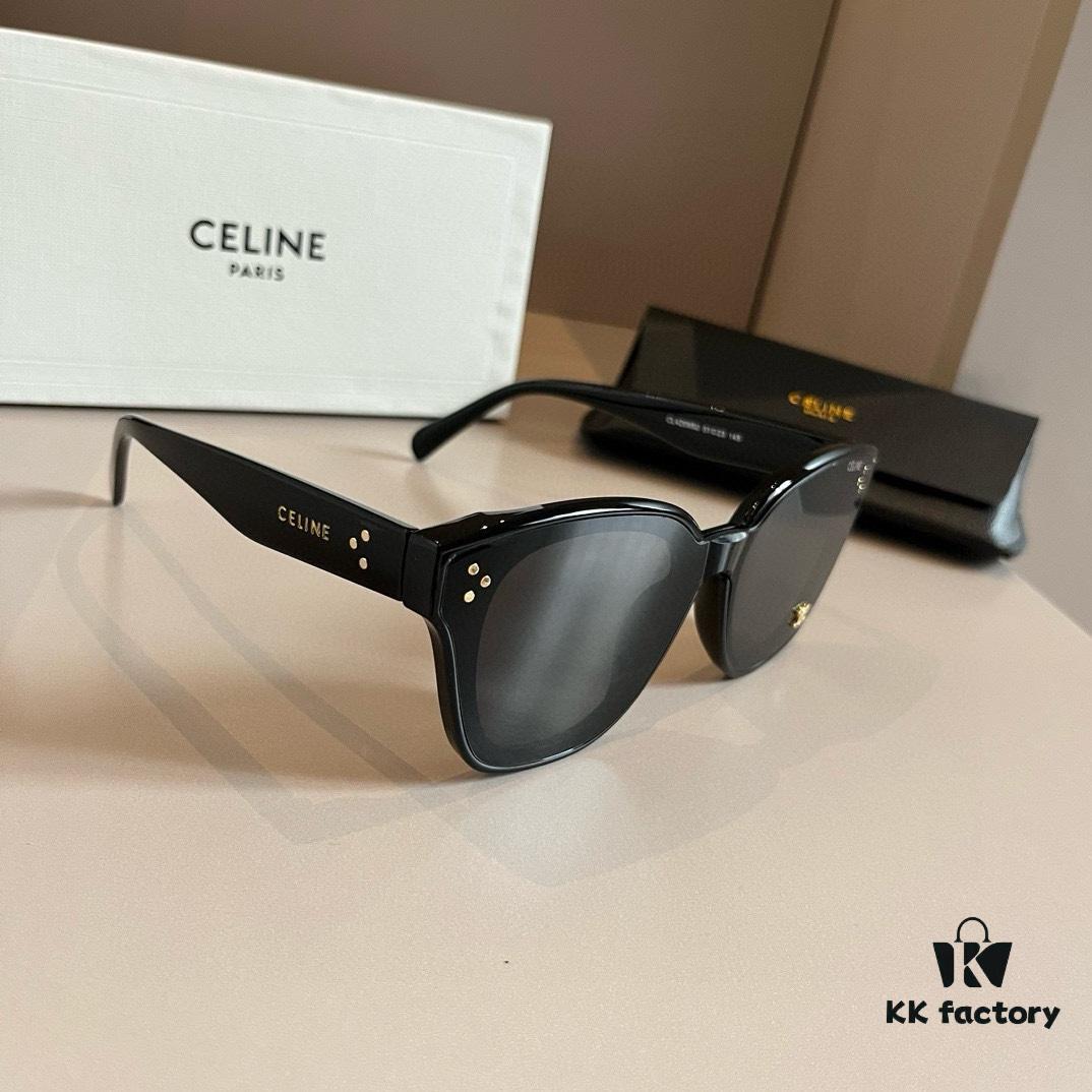 Celine Square Sunglasses, a Game-Changer for All Face Shapes, Especially Flattering for Round and Square Faces, Slimming Effect, Stylish Designer Shades