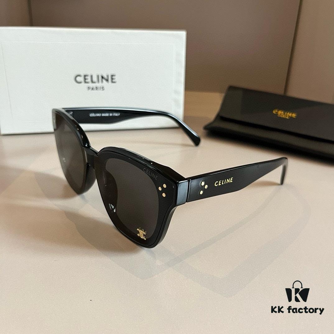 Celine Square Sunglasses, a Game-Changer for All Face Shapes, Especially Flattering for Round and Square Faces, Slimming Effect, Stylish Designer Shades