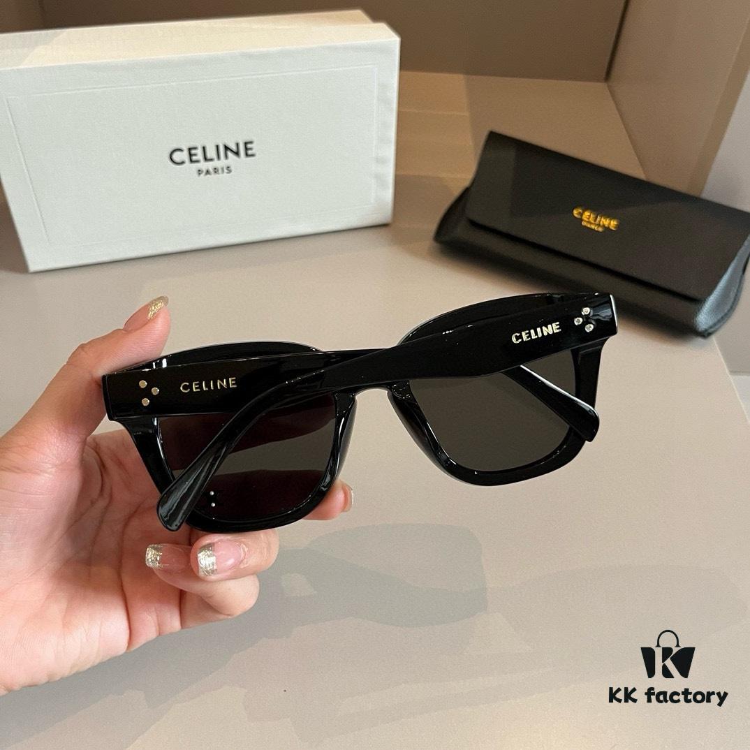 Celine Square Sunglasses, a Game-Changer for All Face Shapes, Especially Flattering for Round and Square Faces, Slimming Effect, Stylish Designer Shades