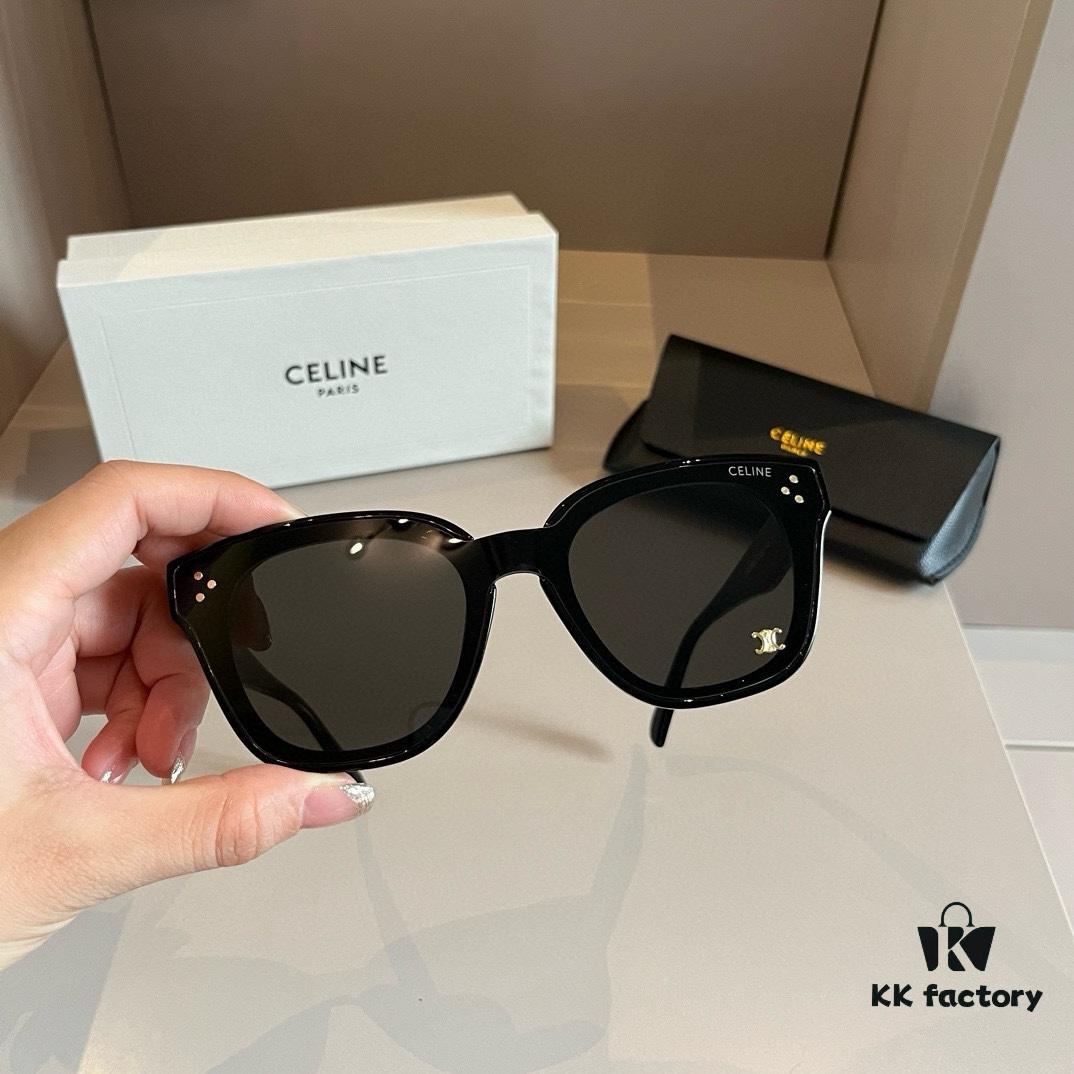 Celine Square Sunglasses, a Game-Changer for All Face Shapes, Especially Flattering for Round and Square Faces, Slimming Effect, Stylish Designer Shades