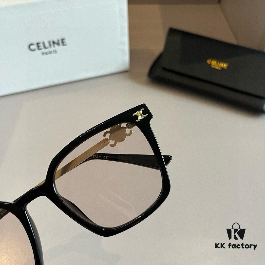 Celine Square Sunglasses, Amazing Design, Perfect for Round and Square Faces, Slimming Effect, Flattering All Face Shapes