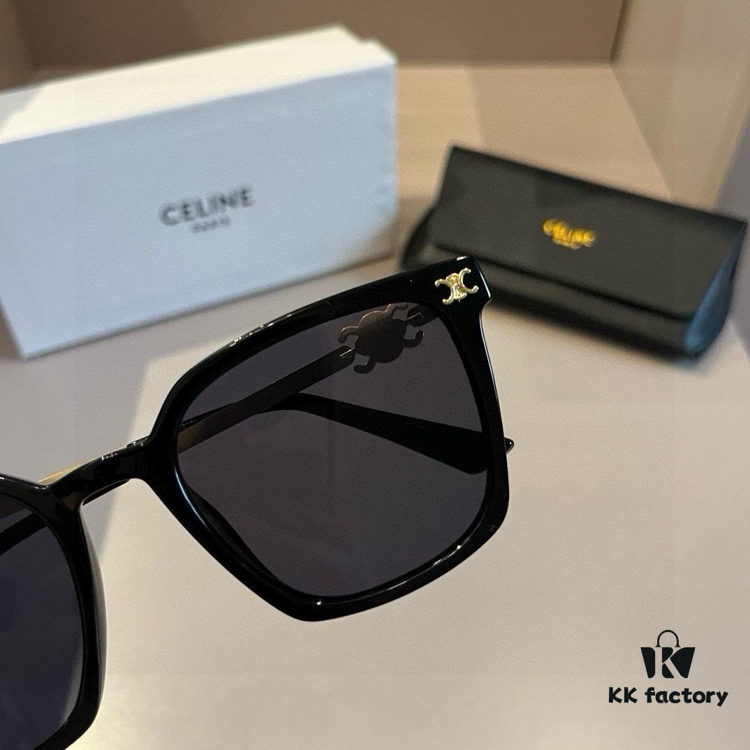 Celine Square Sunglasses, a Game-Changer for All Face Shapes, Especially Flattering for Round and Square Faces, Slimming Effect, Stylish Designer Shades